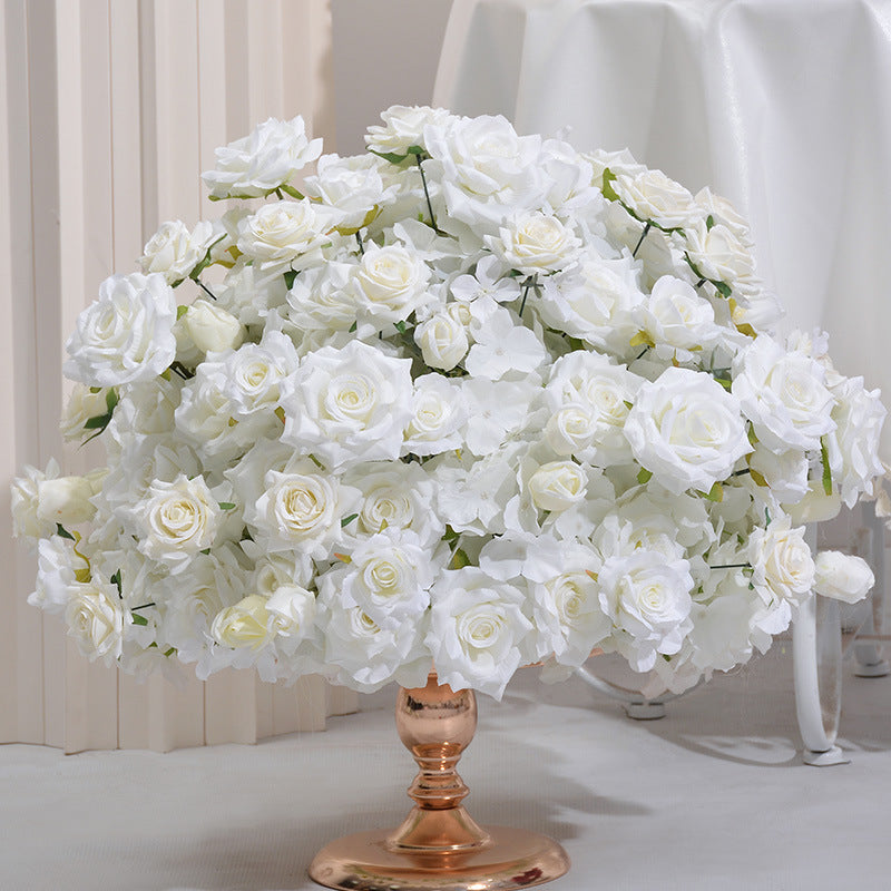A8112  Rose Hydrangea Table Centerpiece Floral Ball Wedding Table Deor
