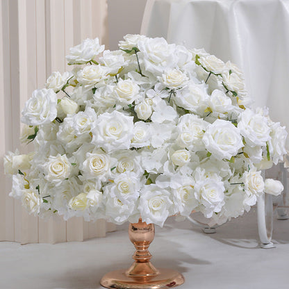 A8112  Rose Hydrangea Table Centerpiece Floral Ball Wedding Table Deor