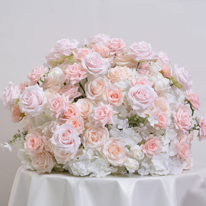 A8112  Rose Hydrangea Table Centerpiece Floral Ball Wedding Table Deor