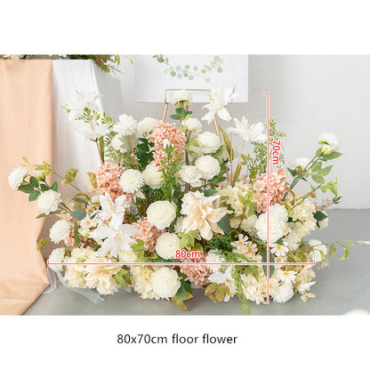Champagne Wedding Floral Arrangement Table Centerpieces Decor A198 A7486
