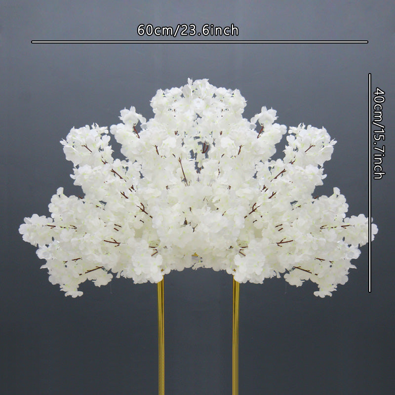 60/80/100cm White Cherry Blossom Rose Wedding Table Centerpiece Flower Ball A031 A7454