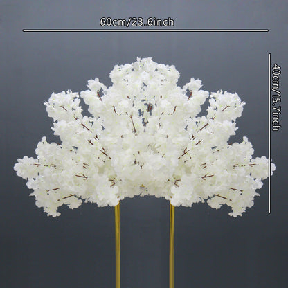 60/80/100cm White Cherry Blossom Rose Wedding Table Centerpiece Flower Ball A031 A7454