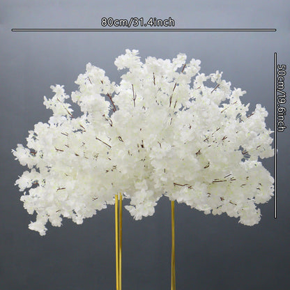 60/80/100cm White Cherry Blossom Rose Wedding Table Centerpiece Flower Ball A031 A7454