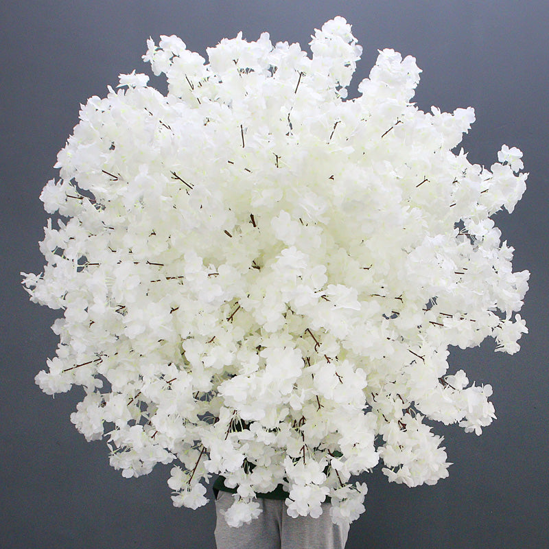60/80/100cm White Cherry Blossom Rose Wedding Table Centerpiece Flower Ball A031 A7454