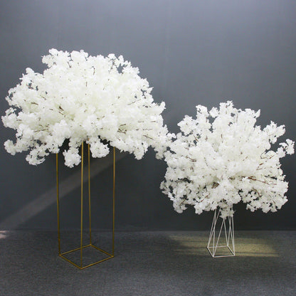 60/80/100cm White Cherry Blossom Rose Wedding Table Centerpiece Flower Ball A031 A7454